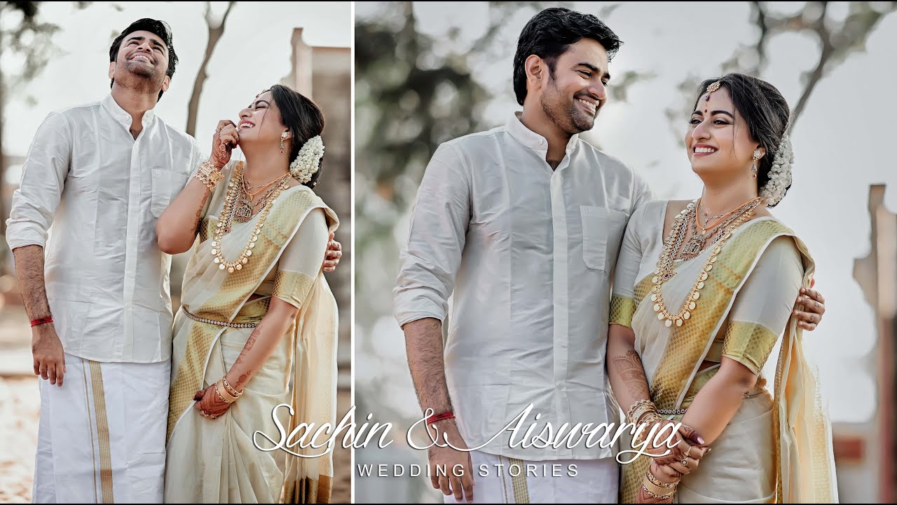 Actor Maniyanpilla Raju Son's  Sachin & Aiswarya  Trending Wedding Highlight  2020