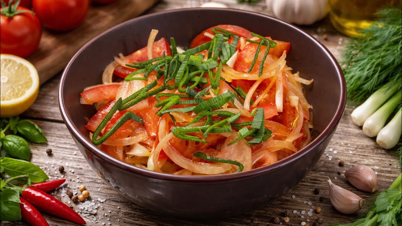 Лучший рецепт салата Ачичук — ачичук к мясу, шашлыку и плову, который полюбят все /  быстро и вкусно