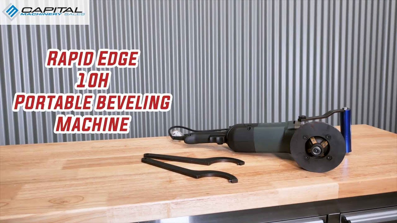 SMG Rapid-Edge 10H Portable Plate Beveling Machine - Old