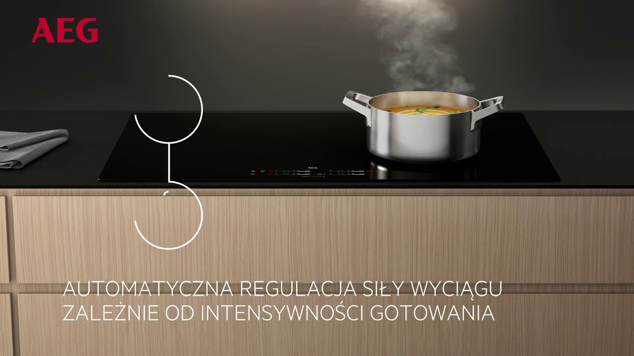 Hob2hood  - automatyczne uruchamianie okapu z poziomu płyty | AEG