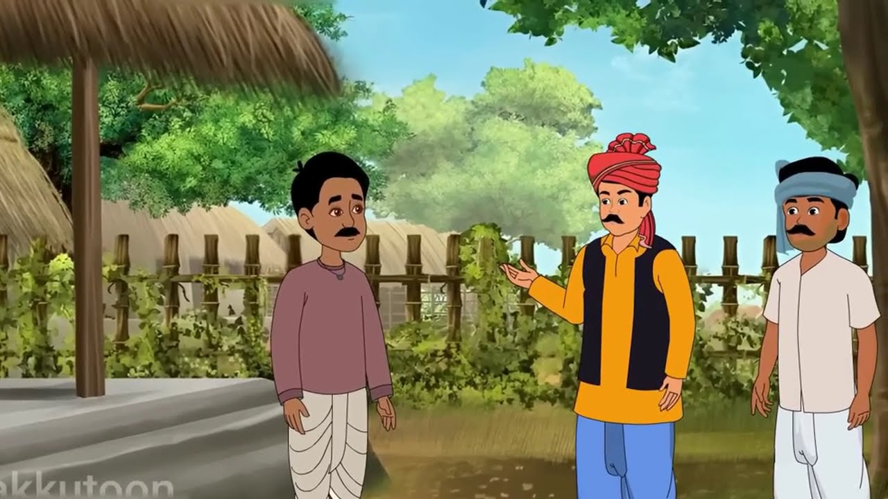 बारिश में गरीब का नदी किनारे घर । cartoon story । hindi story बालगीत box