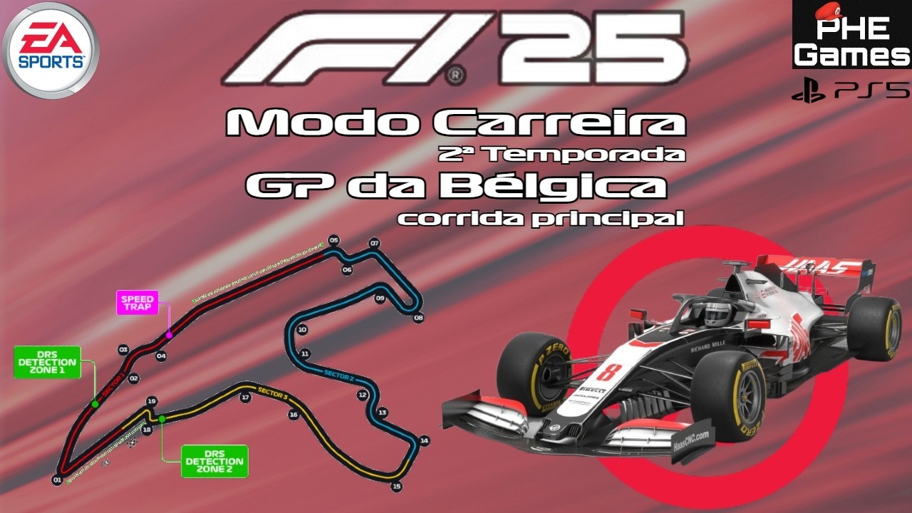 F1 25 - GP da Bélgica (corrida principal) (Modo: Carreira / 2ª Temp.) (PS5) (#3333)