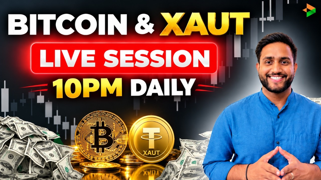 Live Bitcoin and XAUT Trading  | BTC, XAUT & Altcoins Action