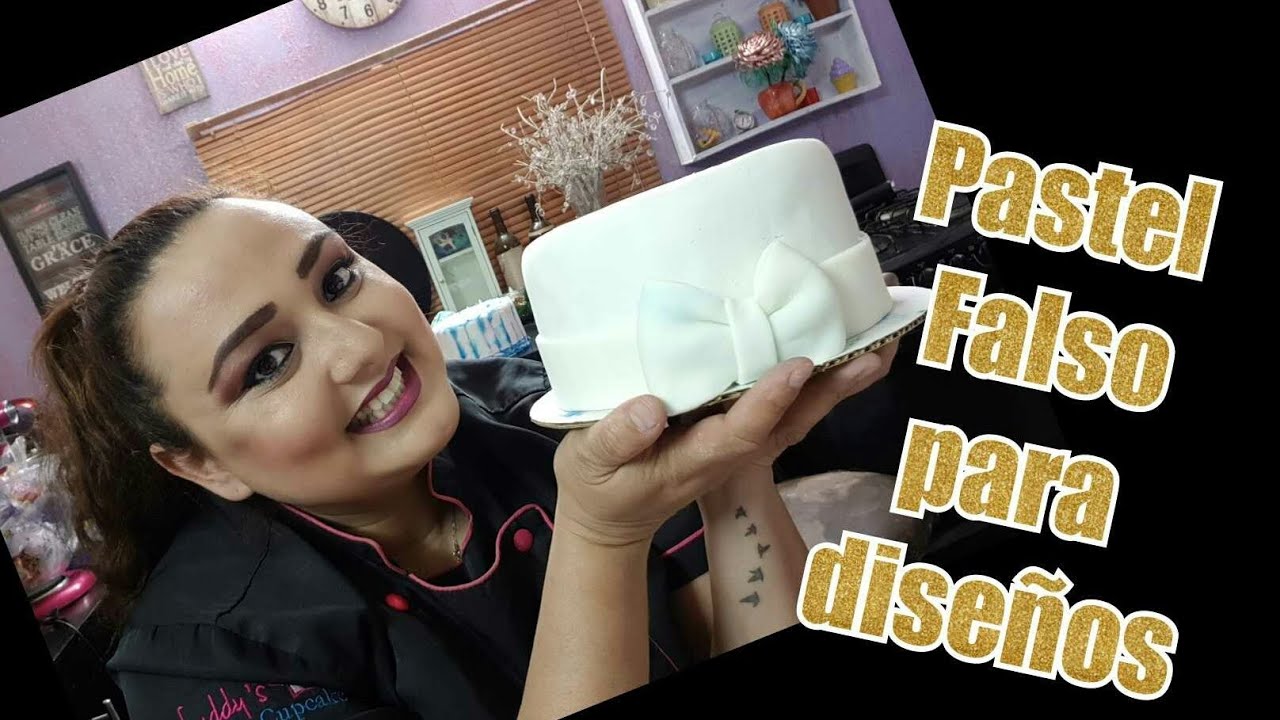 ¿Como hacer un pastel falso? ideal para practicar diseños CON LUDDYS