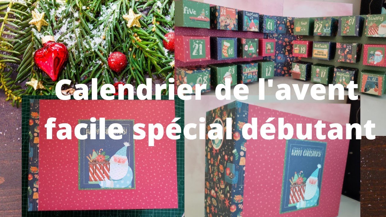 tuto calendrier de l avent facile rapide spécial débutante