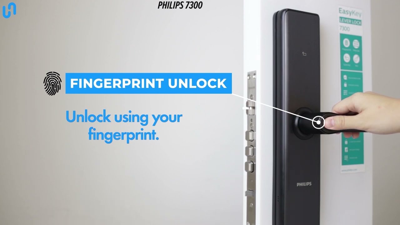 Philips 7300 (Super C Grade Lock Cylinder) || Lever Handle Digital Locks Made Easy