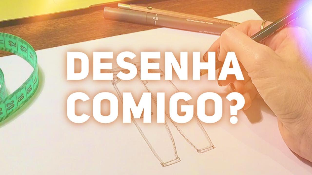 APRENDA A DESENHAR UMA JEANS MOM