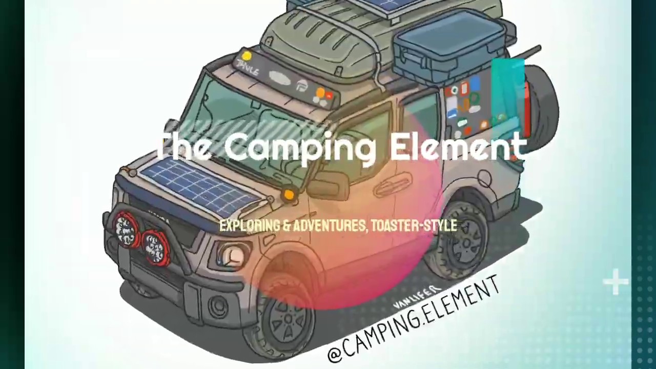 The Camping Element roadtrip setup