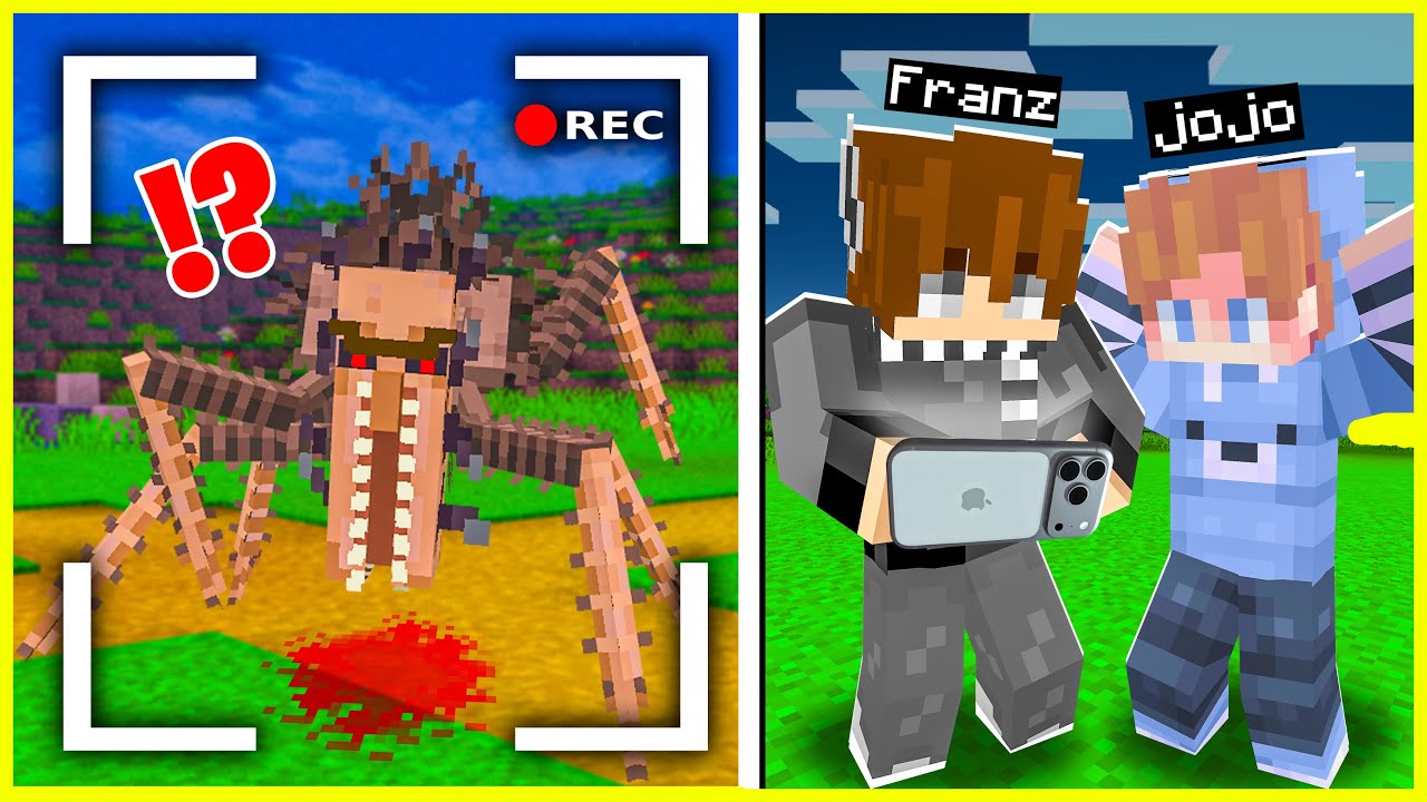 FRANZ & JOJO MELIHAT CCTV PENAMPAKAN VILLAGER MUTANT di MINECRAFT