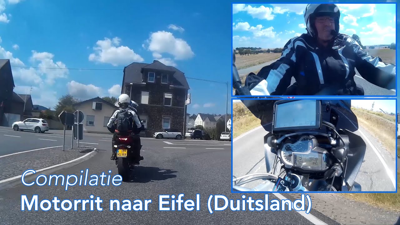 Compilatie van motorreis naar Eifel