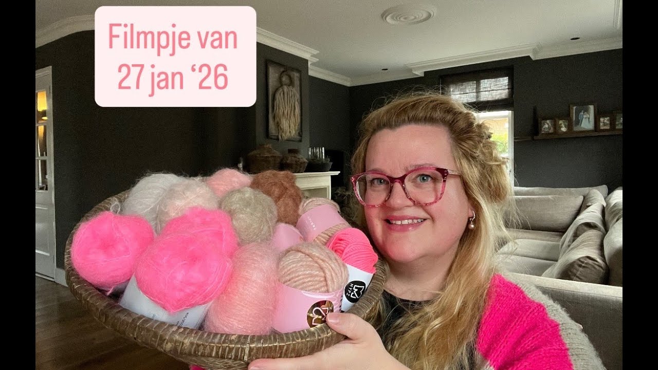 Filmpje van 27 Januari '26 | MYPZ, Banana socks, Under the stars deken en een prachtige sjaal 🐑🌸
