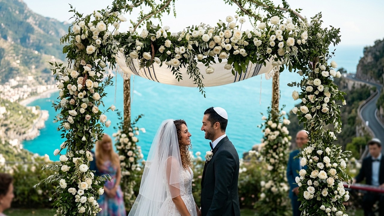 Luxury Jewish Wedding on the Amalfi Coast