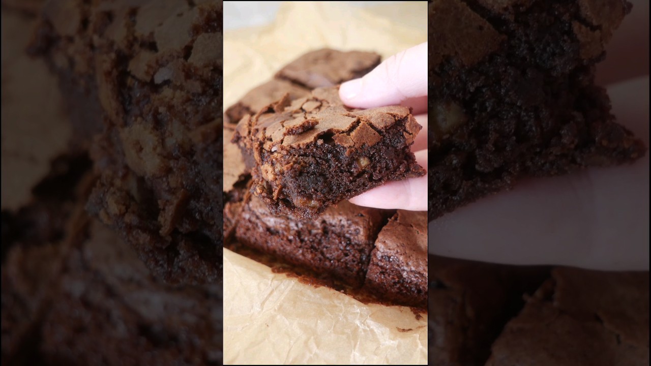 Brownies 🍫facile &agrave; faire #recette #recettefacile #food #cuisine #recipe #chocolat #dessert
