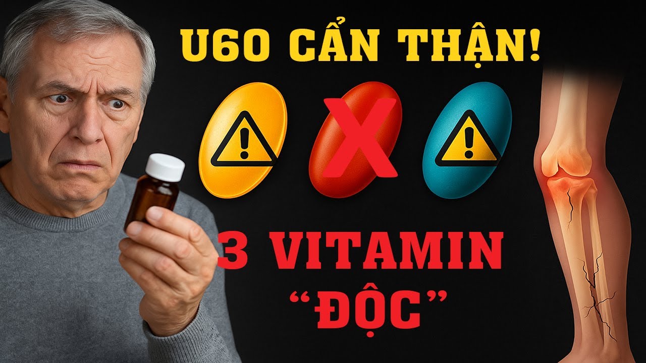 NGƯỜI TRÊN 60 TUỔI TRÁNH XA 3 LOẠI VITAMIN NÀY – CHÚNG ÂM THẦM PHÁ HỦY ĐÔI CHÂN CỦA BẠN