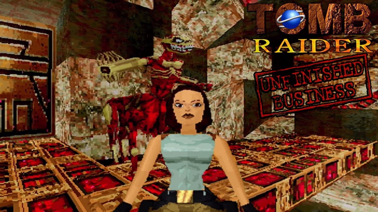 Tomb Raider Unfinished Business - The Hive Playthrough (Sega Saturn Pal)
