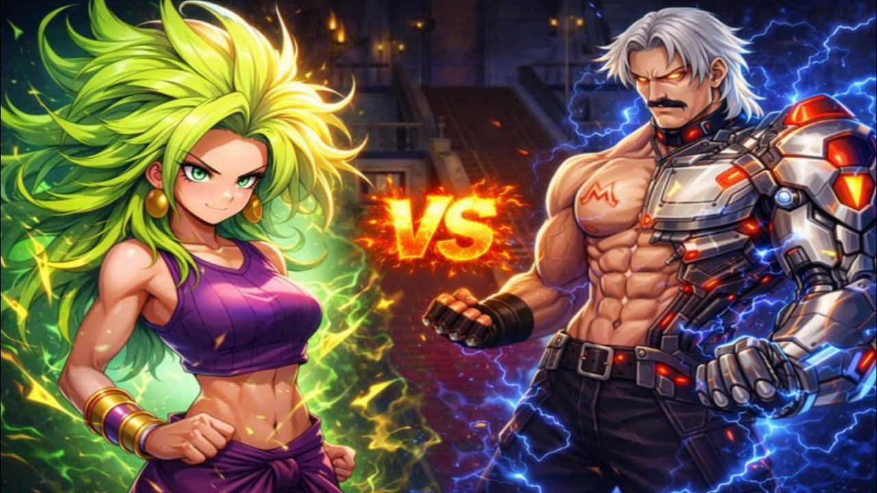 [DBZ vs KOF] Kefla vs Hunter U6746