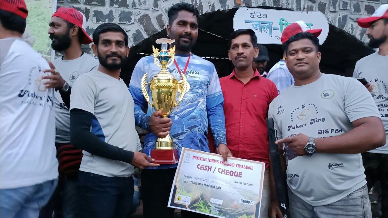 Catch and release fishing competition....pune team winner...