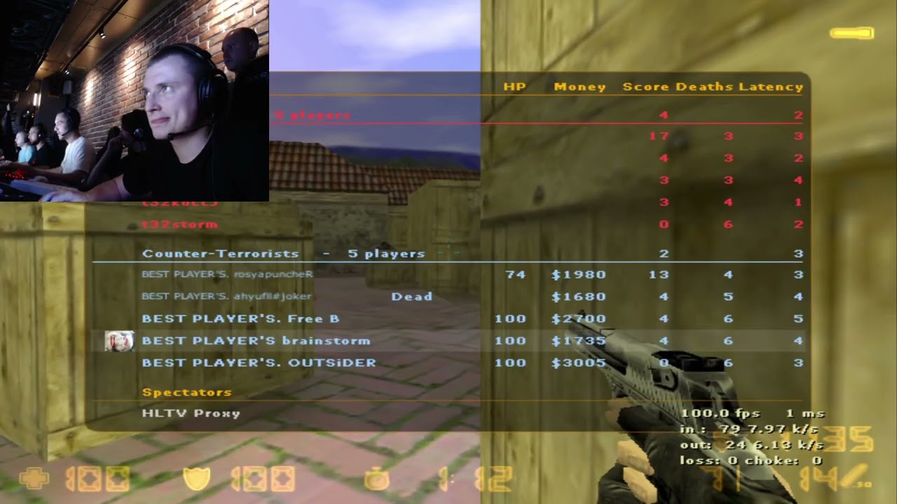 Лан-Турнир по CS 1.6 в Москве от Golden Guns BEST PLAYER'S vs TEAM32  (3 игра в группе)