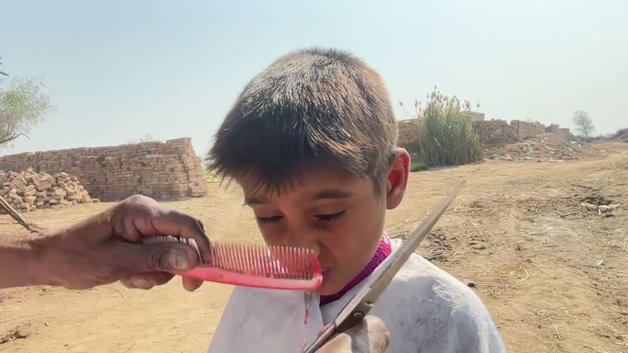 90 Year Old Barber Transforms This Boy_s Look Completely