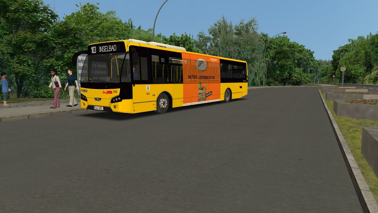 OMSI2 Ebstein 103 Rossdorf - Inselbad with VDL Citea LLE