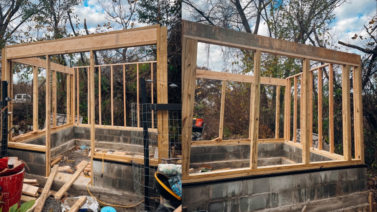 Building A Greenhouse | Framing The Structure