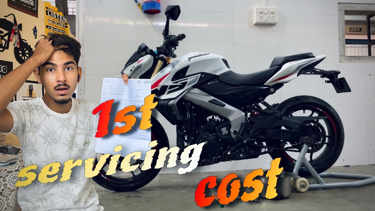 2025 Bajaj Pulsar NS 400z first service | service cost | modification 