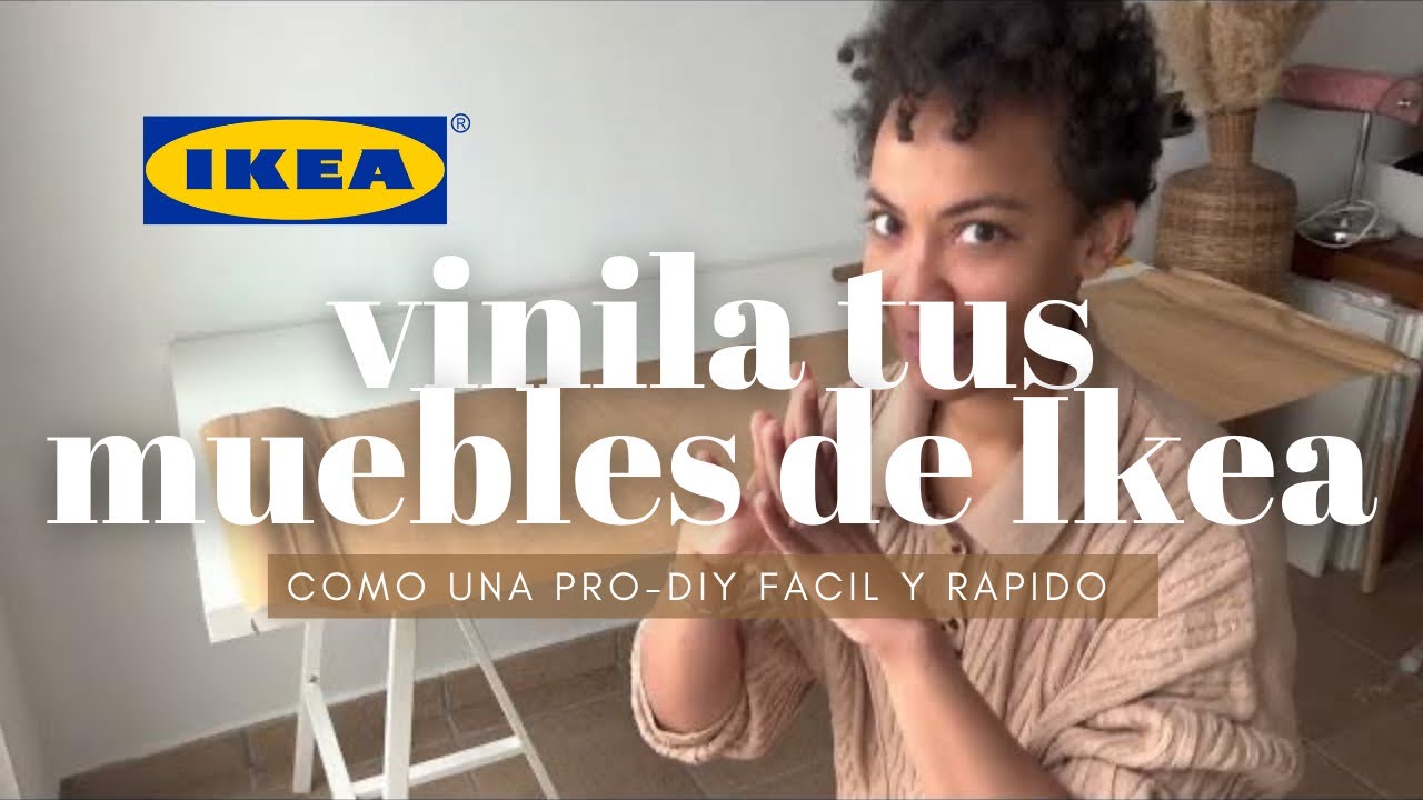 🔨 DIY: Vinilar un mueble de IKEA 💛 Aplica fácilmente el vinilo adhesivo en una esquina