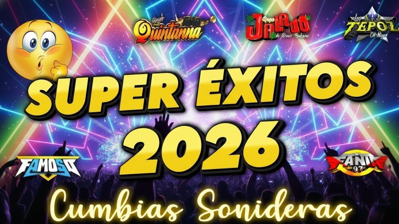 🔥LAS MEJORES CUMBIAS SONIDERAS 2026🎉MEGA MIX DE CUMBIAS PERRONAS💃BÁILALAS TODA LA NOCHE🕺🎶