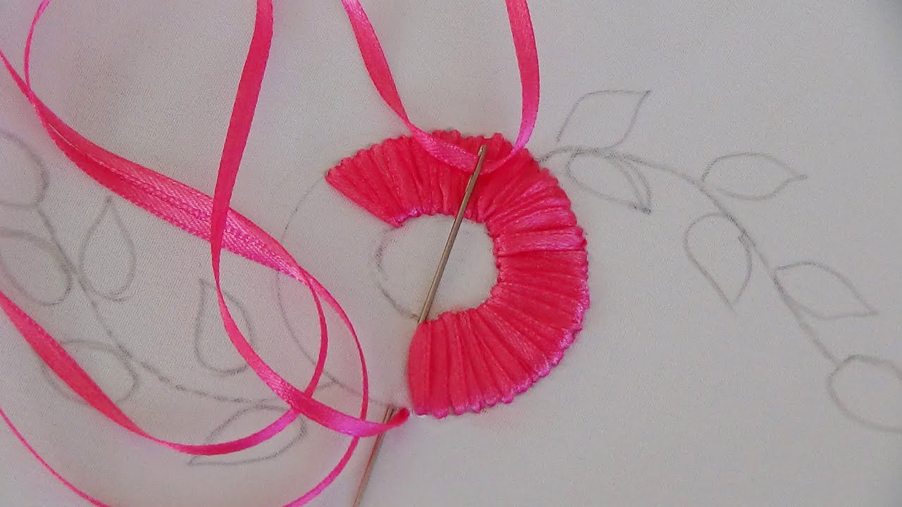 Hand Embroidery: Ribbon Work/ Embroidery