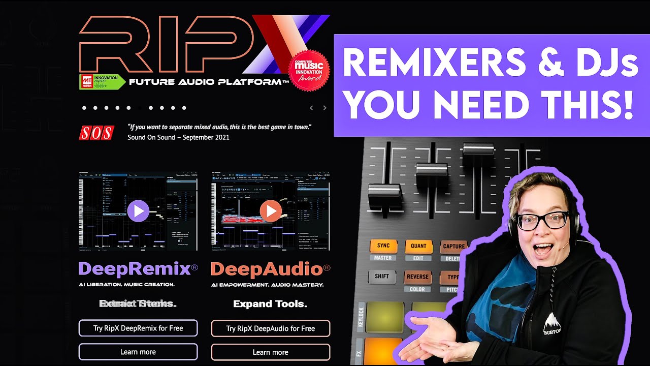RipX DeepRemix and DeepAudio | NEXT level Remixes and Stems DJing