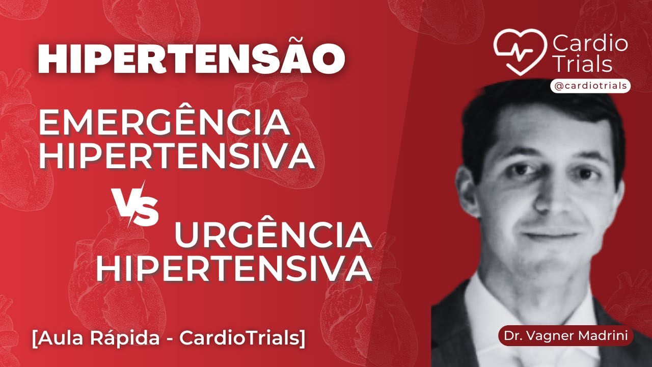 HIPERTENSÃO - Emergência Hipertensiva VS Urgência Hipertensiva [EXPLICAÇÃO]