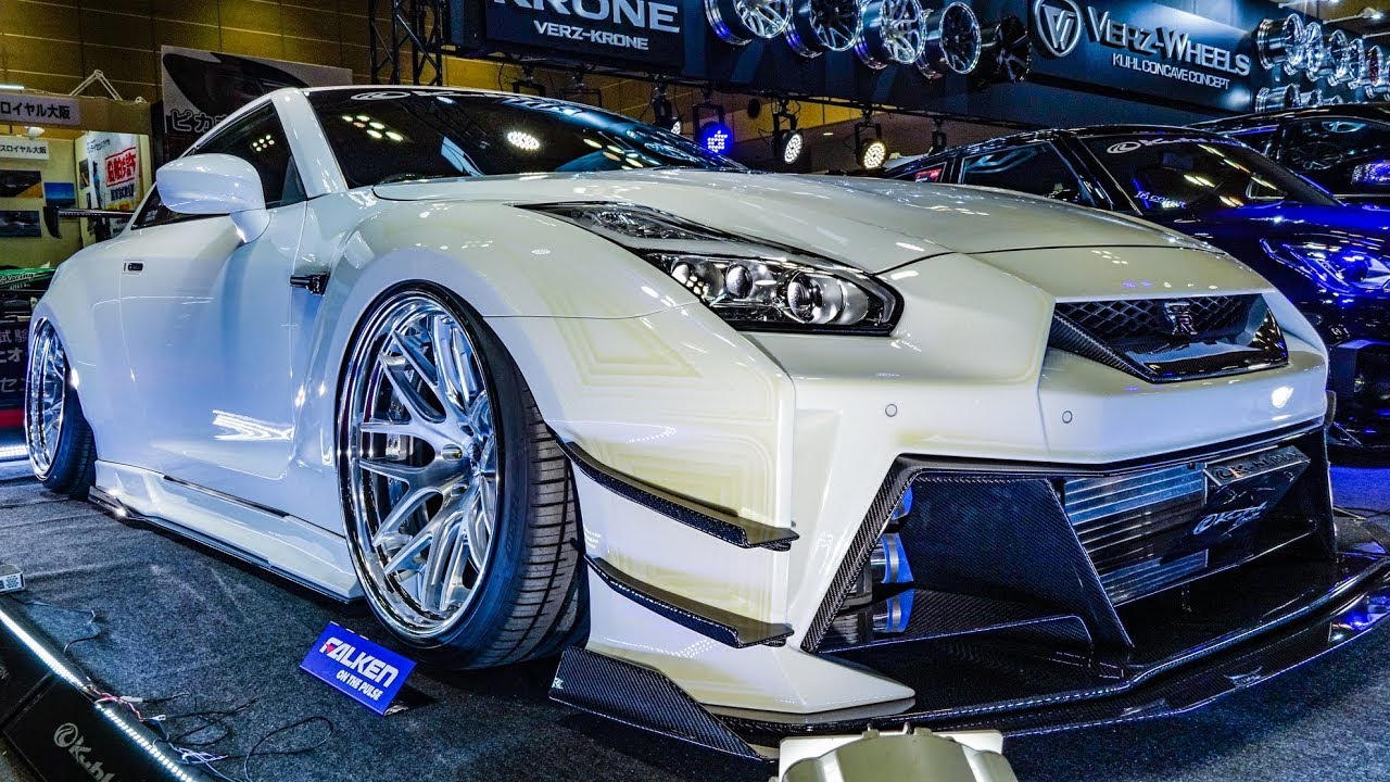 (4K)クールGT-R ワイドグラフィック KUHL RACING R35 GT-R WIDE GRAPHIC - 大阪オートメッセ2020