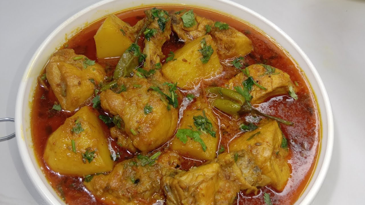 Chicken Aloo curry Yummy Recipe | آلو گوشت  شوربہ والا لزیز ریسیپی | Mtm food kitchen point 