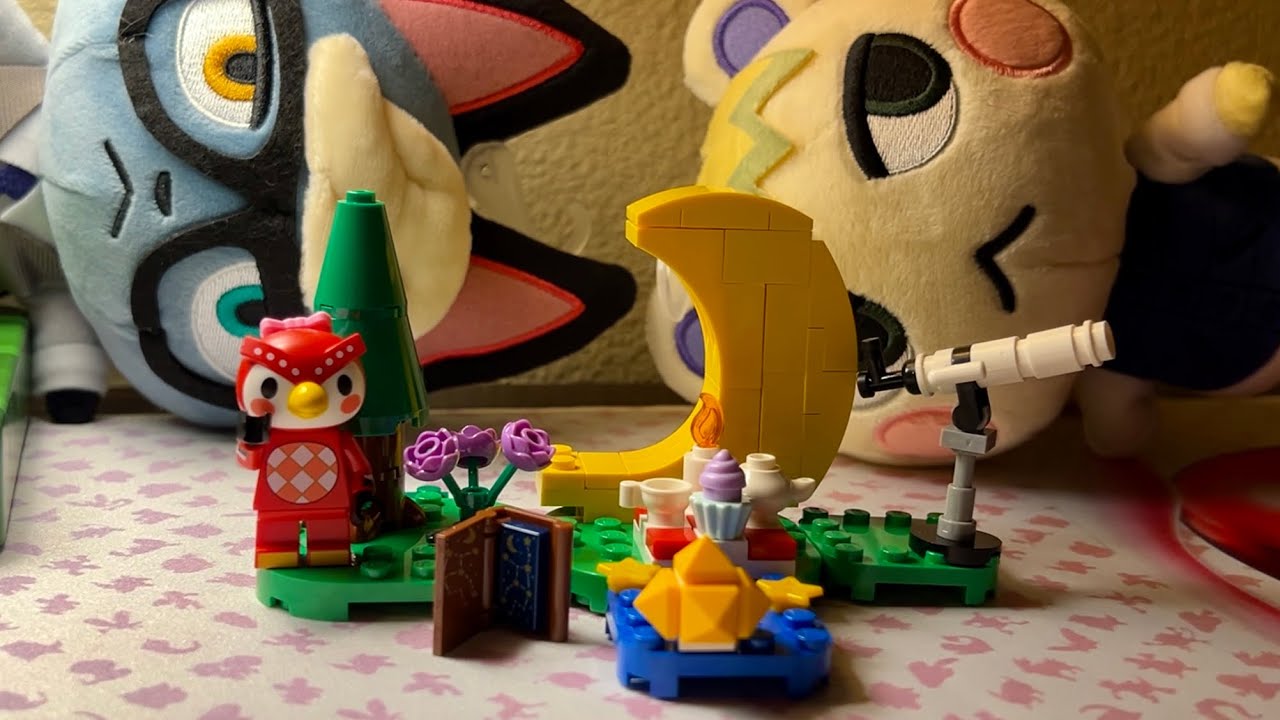 ASMR 💫 Stargazing with Celeste ACNH LEGO set!