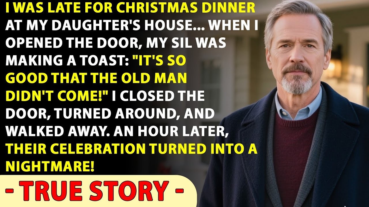 “I Hope He’s Gone for Good,” My Son-in-Law Toasted — I Was Only Late for Christmas