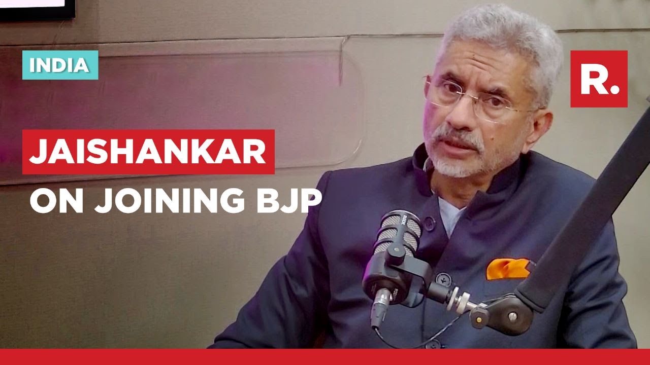 S Jaishankar On Joining BJP:  'I Joined This Party Because...'