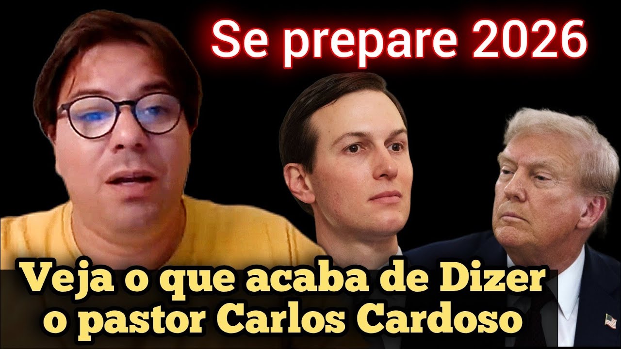 Israel- Se prepare vai Acontecer Veja o que acaba de Dizer o pastor Carlos Cardoso .