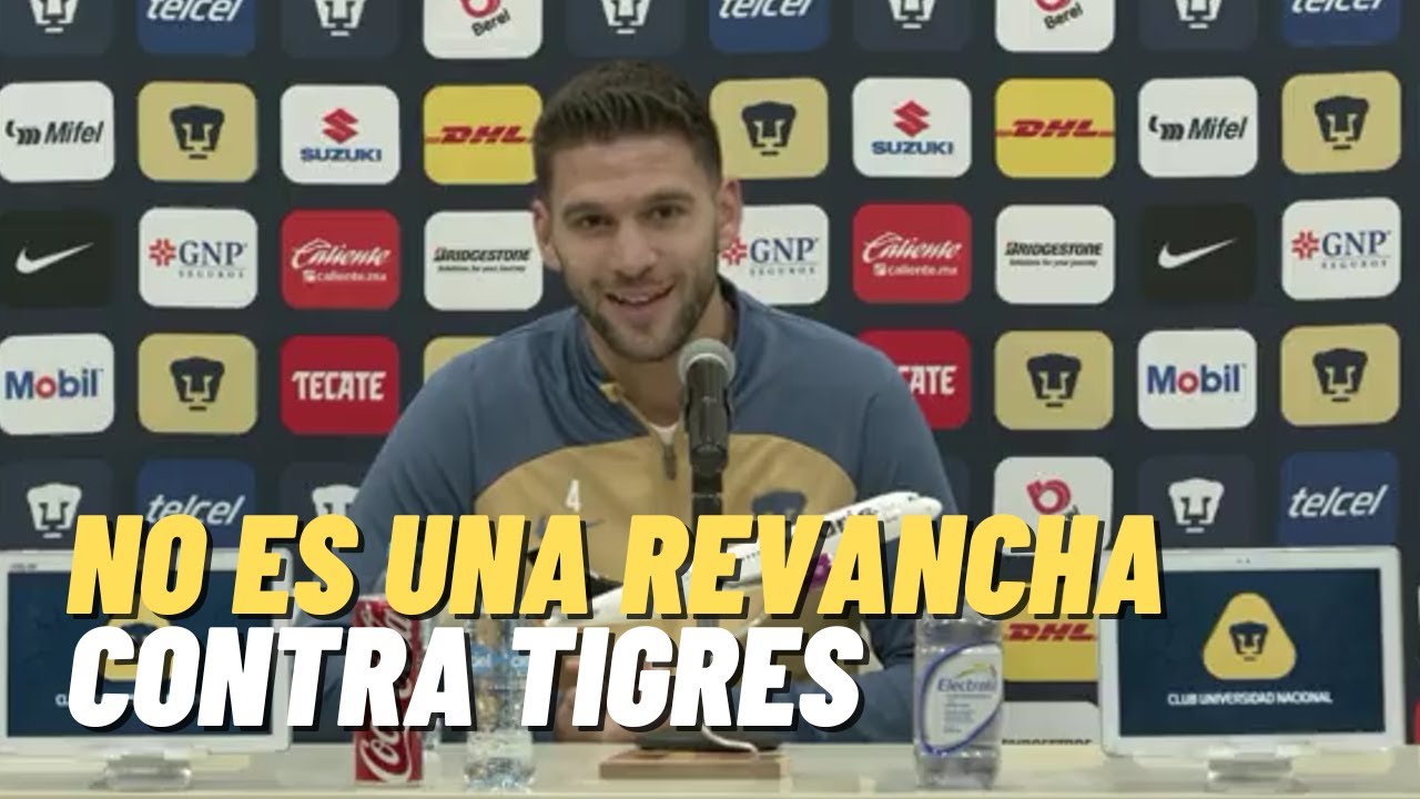 TIGRES VS PUMAS LISANDRO MAGALL&Aacute;N  Conferencia pre partido