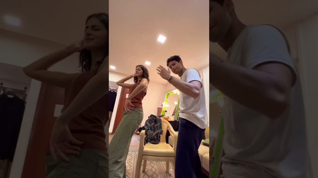 Ananya Panday's HILARIOUS dance with Siddhant Chaturvedi & Adarsh Gourav 🤣 | #shorts