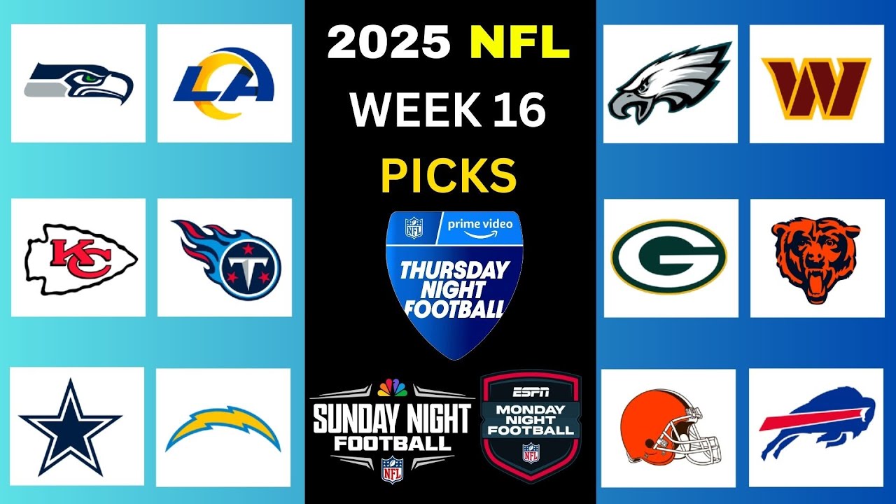 2025 NFL WEEK 16 GAME PICKS: FULL WEEK PREDICTIONS