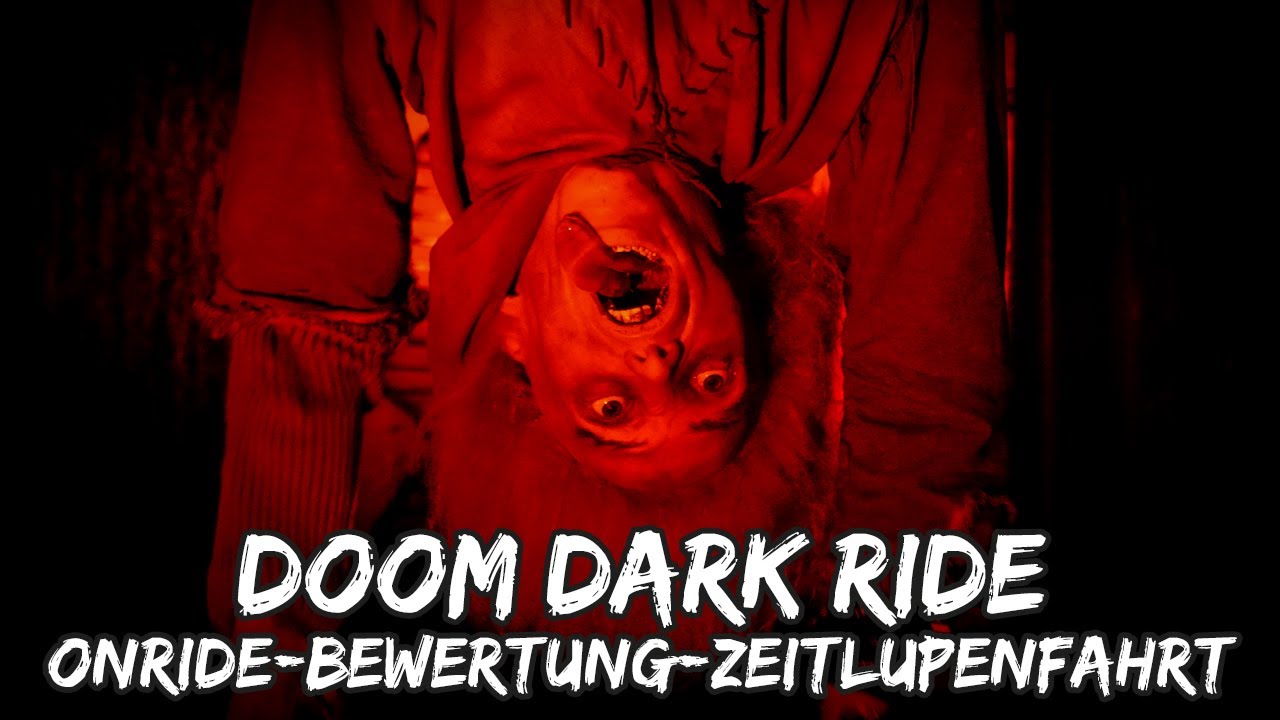 DOOM DARK RIDE Schneider-Nülken / Onride & Bewertung & Zeitlupenfahrt