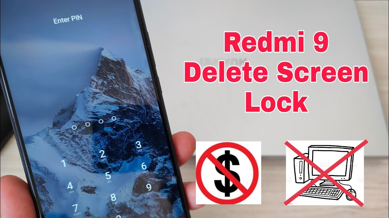 How to Hard reset Xiaomi Redmi 9 (M2004J19G). Delete pin, pattern, password lock.