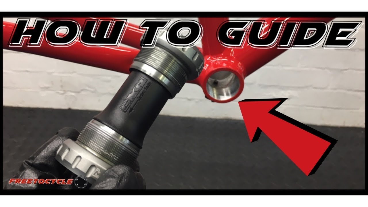 Руководство по установке каретки SRAM GXP Team