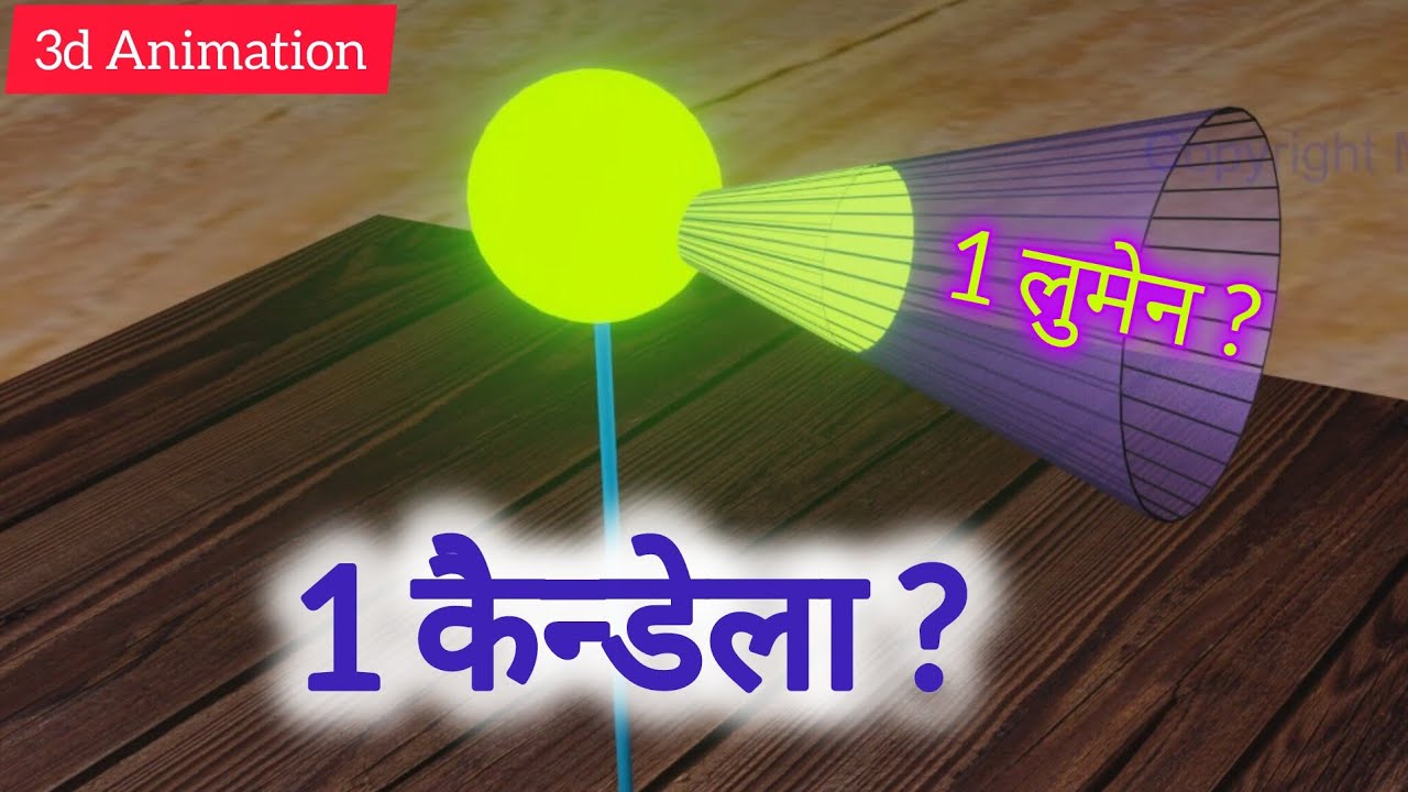 एक कैडेंला क्या हैं? Ek Candela kya hai? Luminous Intensity. Lumen kya hai