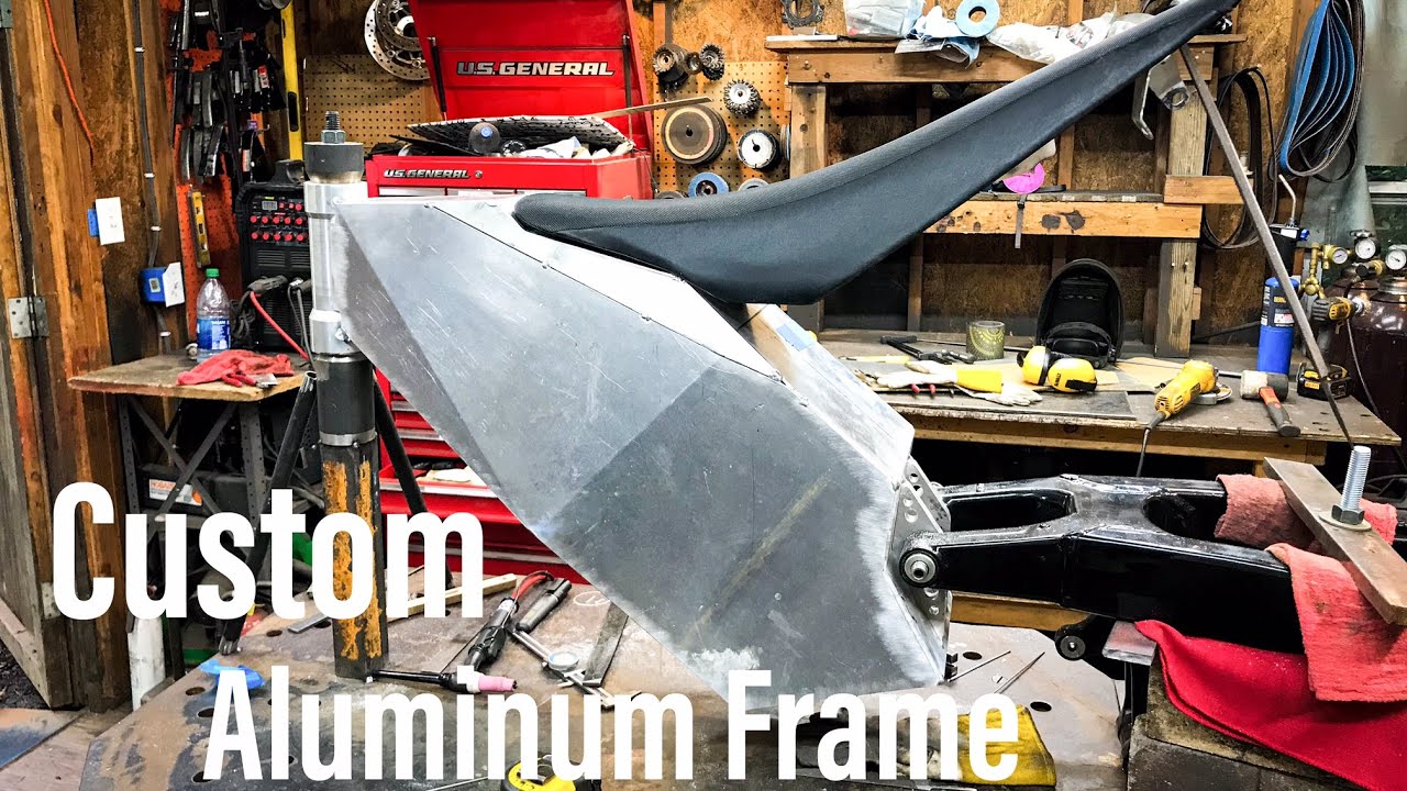 The Electric Dirt Bike Project Gets a New Custom Built Frame  - Part 2