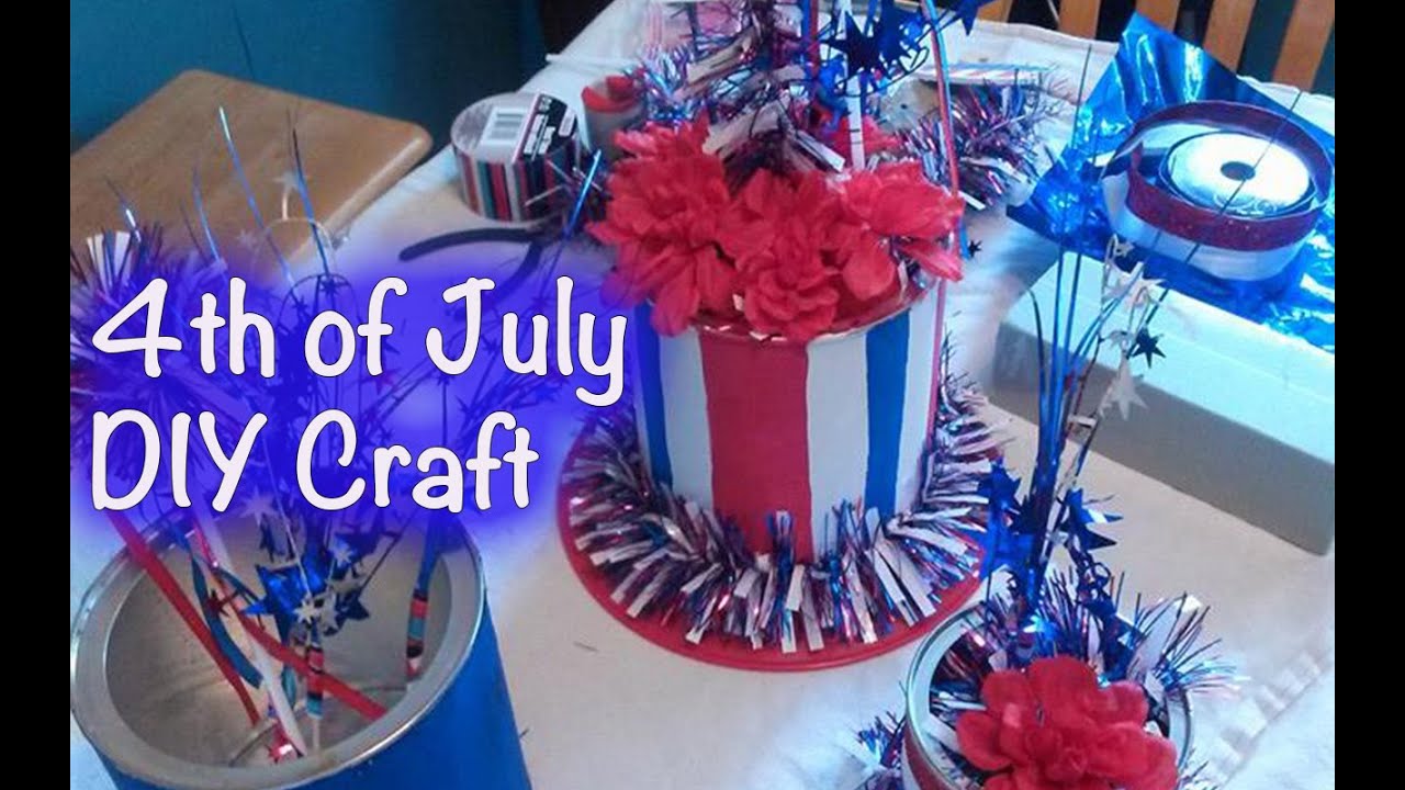 DIY Crafts - 4th of July Centerpiece - GiftBasketAppeal