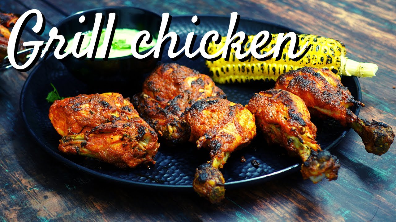 Grill Chicken | Grill chicken in OTG | Oven roasted chicken