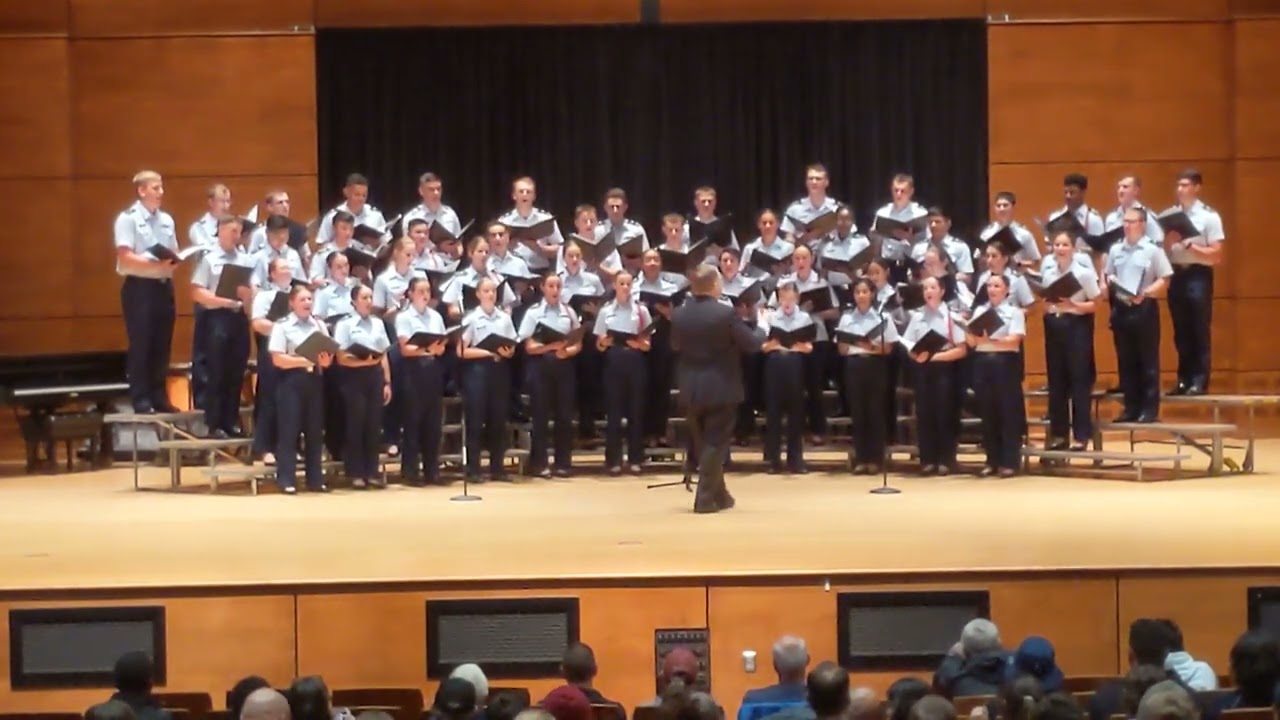 US Coast Guard Academy Choir Performs Fight Song Medley