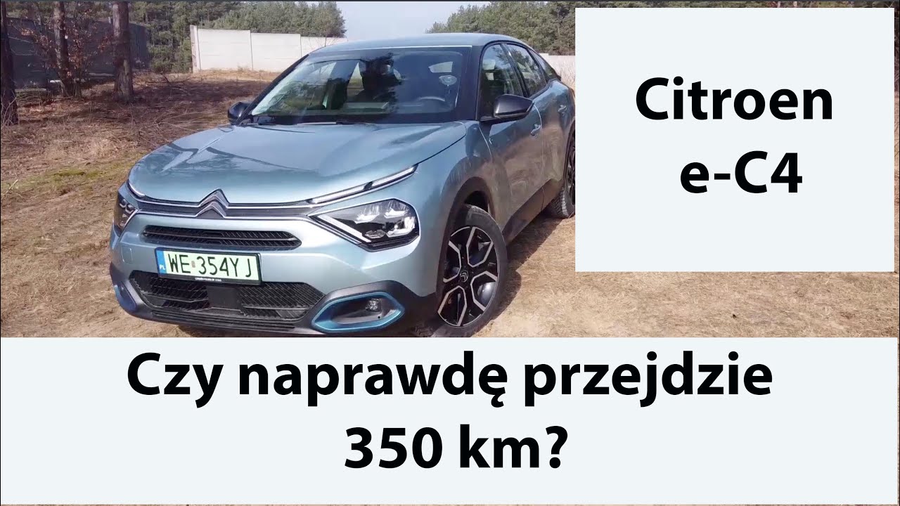 Nowy Citroen e-C4 - Robert testuje