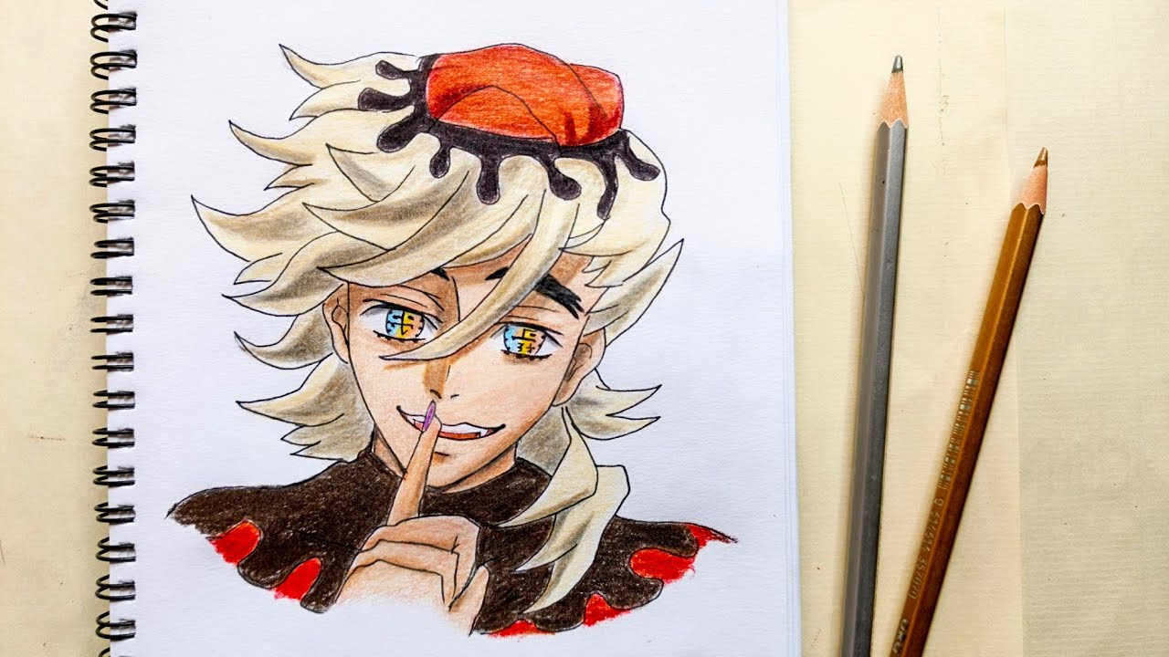 How to Draw Doma Step by Step I| Demon Slayer Anime Drawing || Easy Anime Tutorial